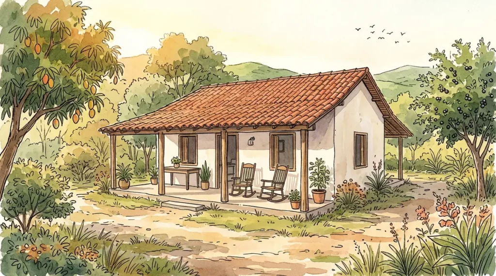 chácara 70m2 — O que 70m² significam no contexto rural